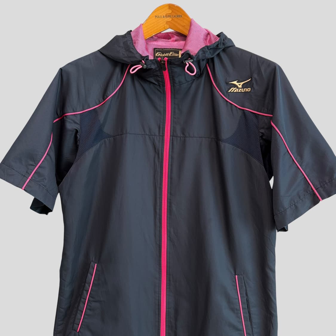 (0)미즈노 베이스볼 글로벌 엘리트 반팔 윈드브레이커  상품이미지2