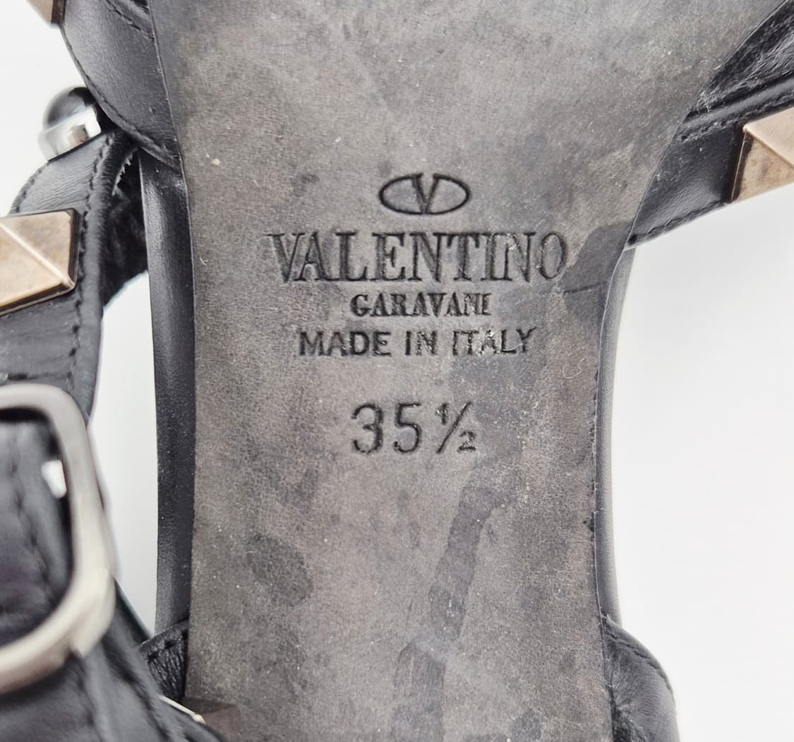 발렌티노 락스터드 스트랩 펌프스 힐 35.5 상품이미지6