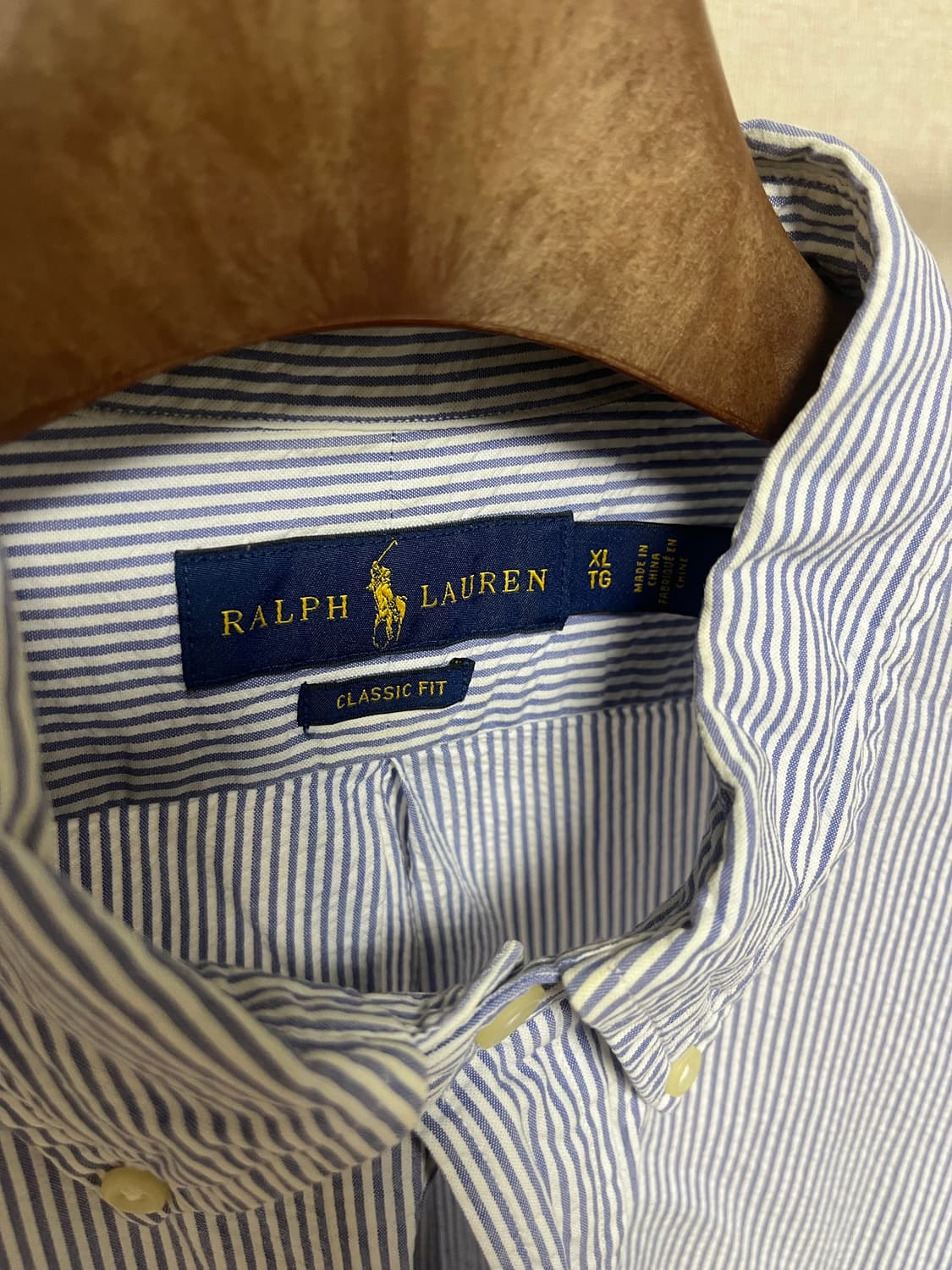 폴로 시어서커 셔츠 상품이미지2