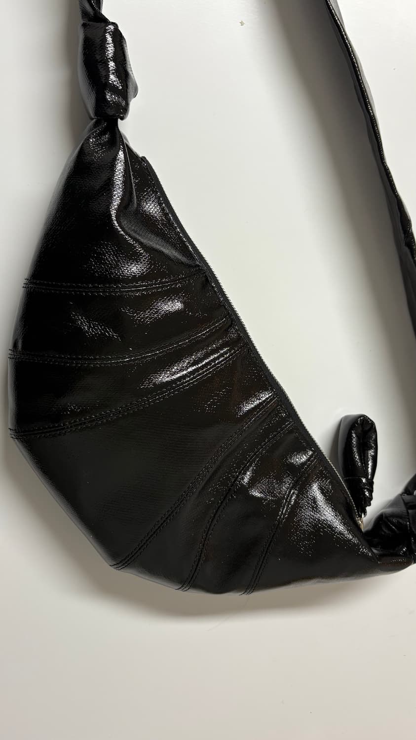 르메르 코티드 코튼 크로와상 블랙 스몰 상품이미지2