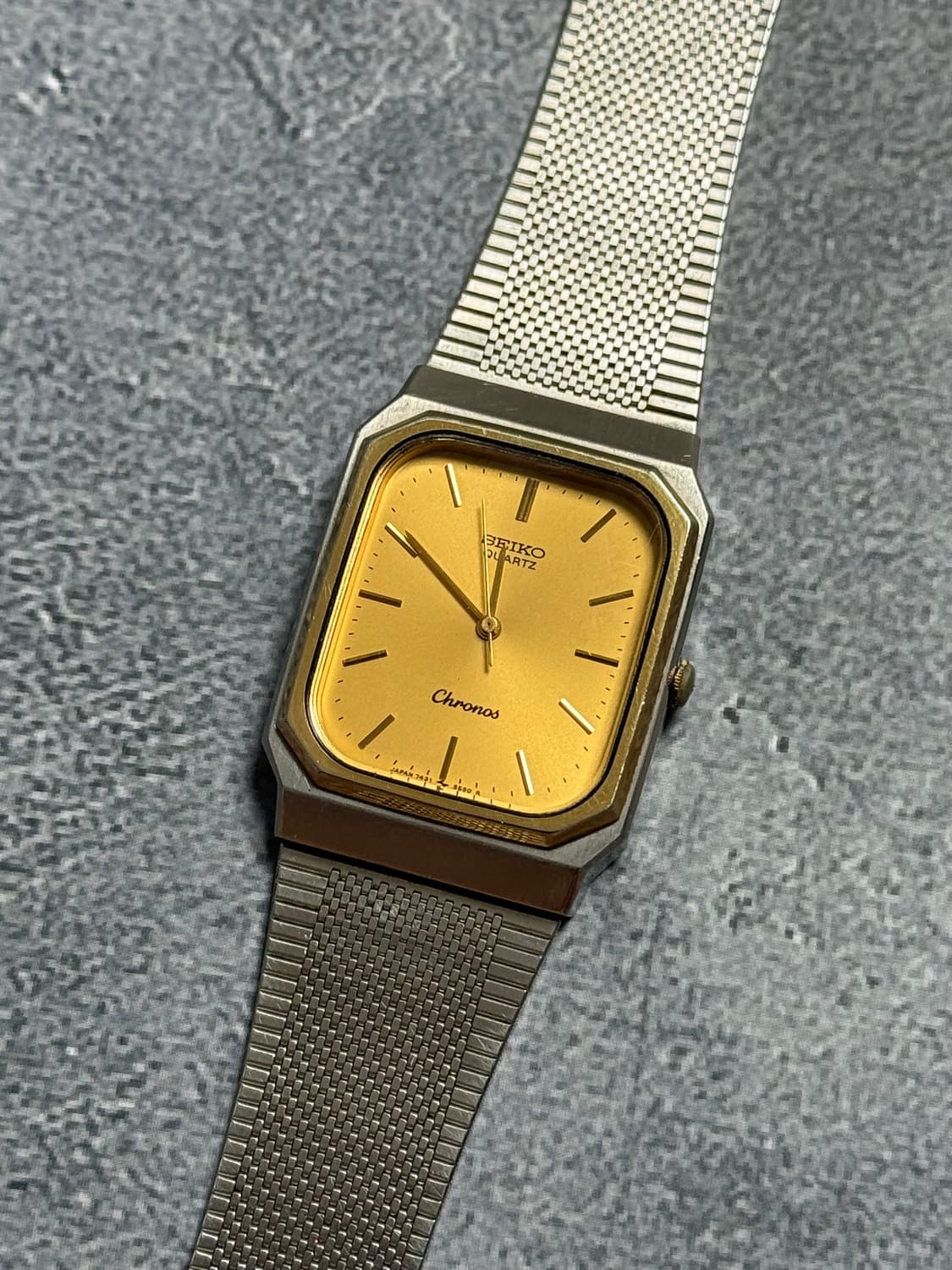 Seiko 세이코 Chronos 스퀘어 1985 상품이미지1