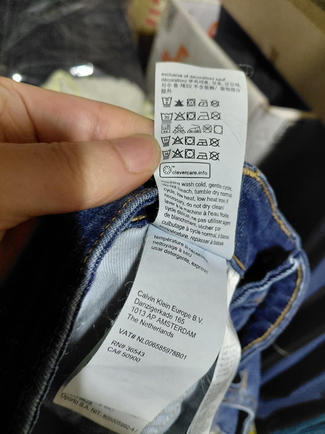 [켈빈클라인]바디핏 미드블루 데님 청바지 32사이즈 상품이미지7