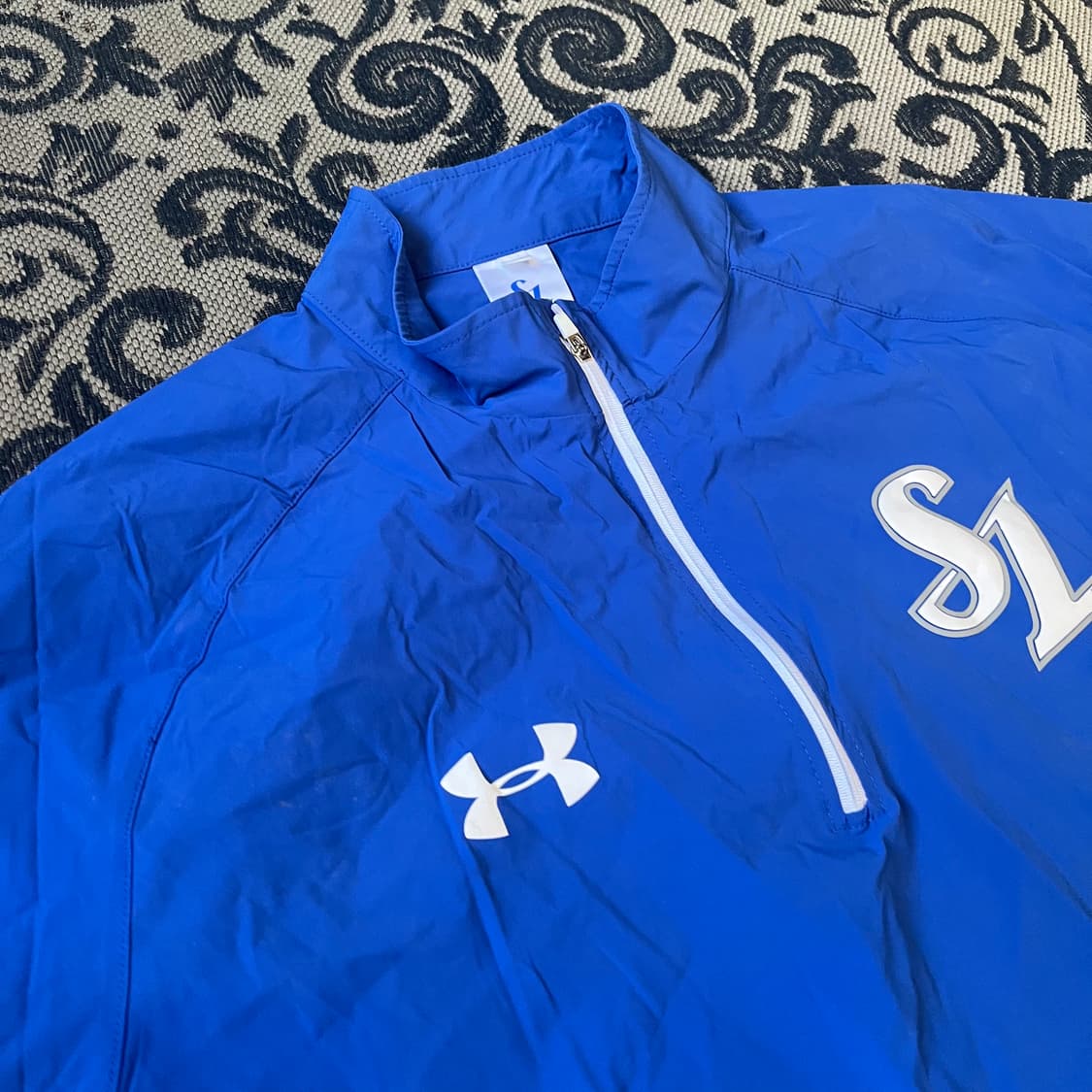 110 언더아머 삼성라이온즈 반팔 아노락/W2323 상품이미지3