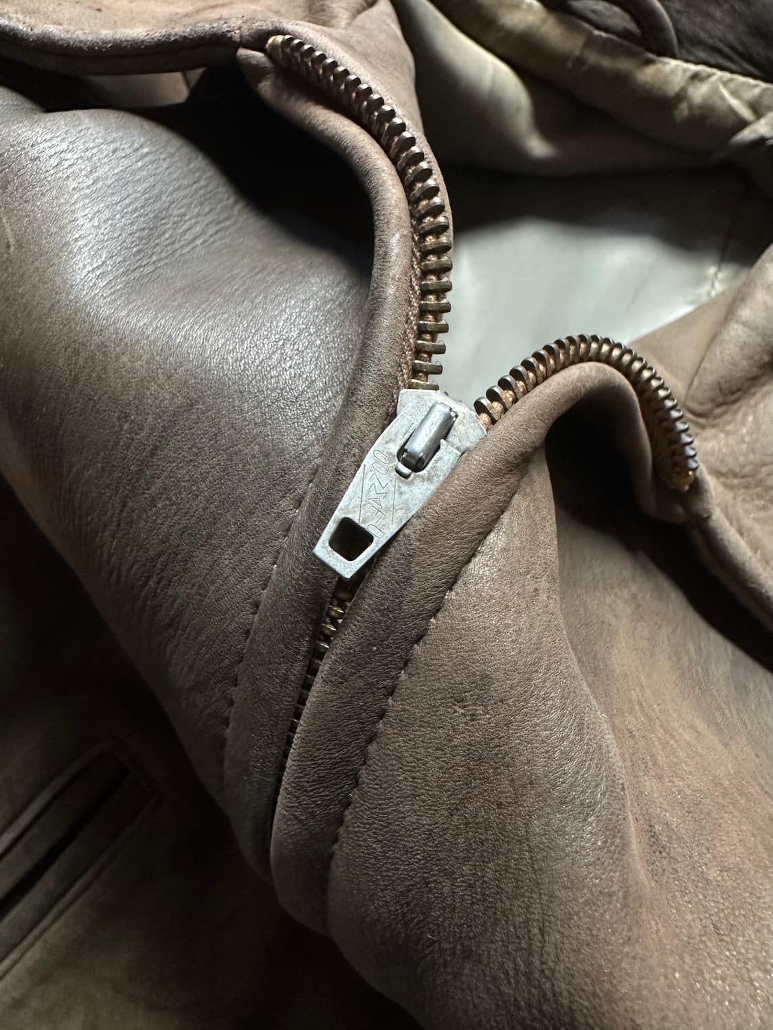 50s USA Vintage Deerskin Leather Jacket 상품이미지4