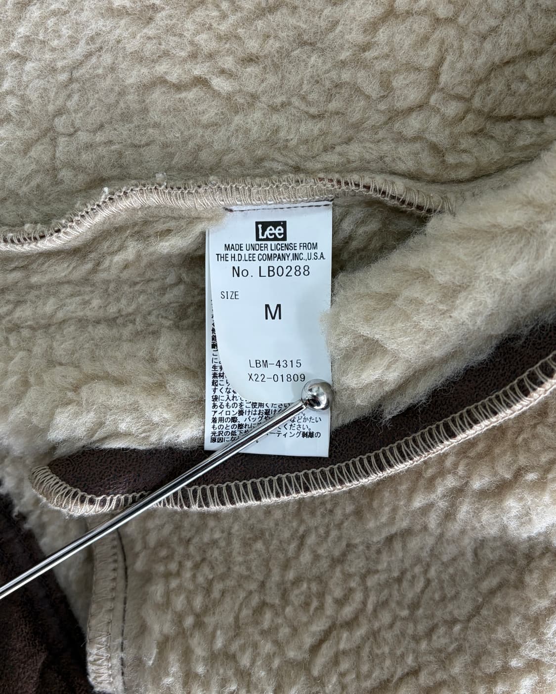 [M]Lee 스톰라이더 스웨이드 쉐르파 자켓 상품이미지10