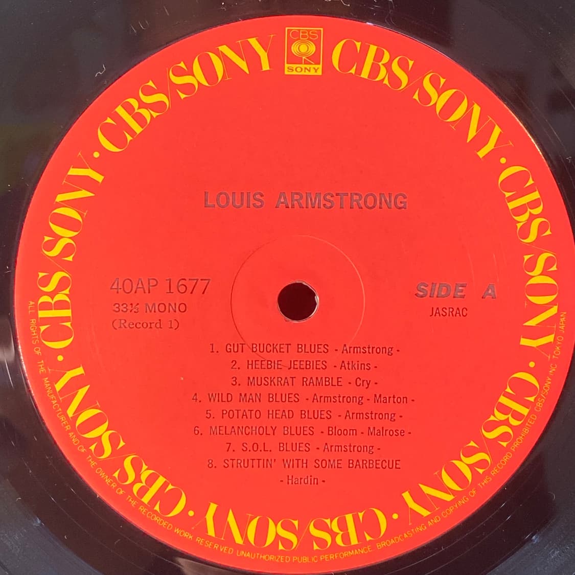 (수입중고LP-재즈) Louis Armstrong -2LP 상품이미지4