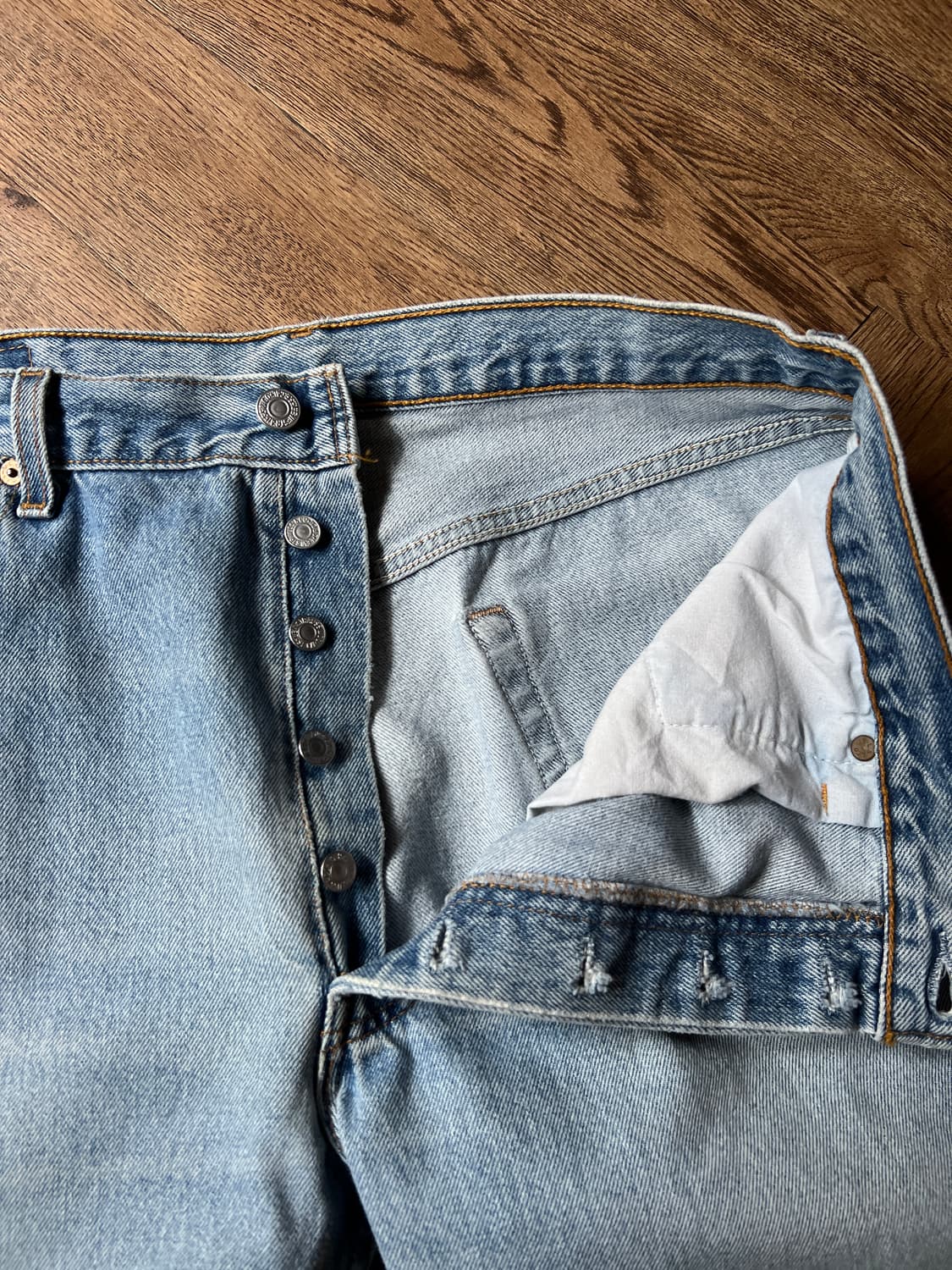[36]00's 리바이스 501 Made in USA 데님 팬츠 S22 상품이미지3