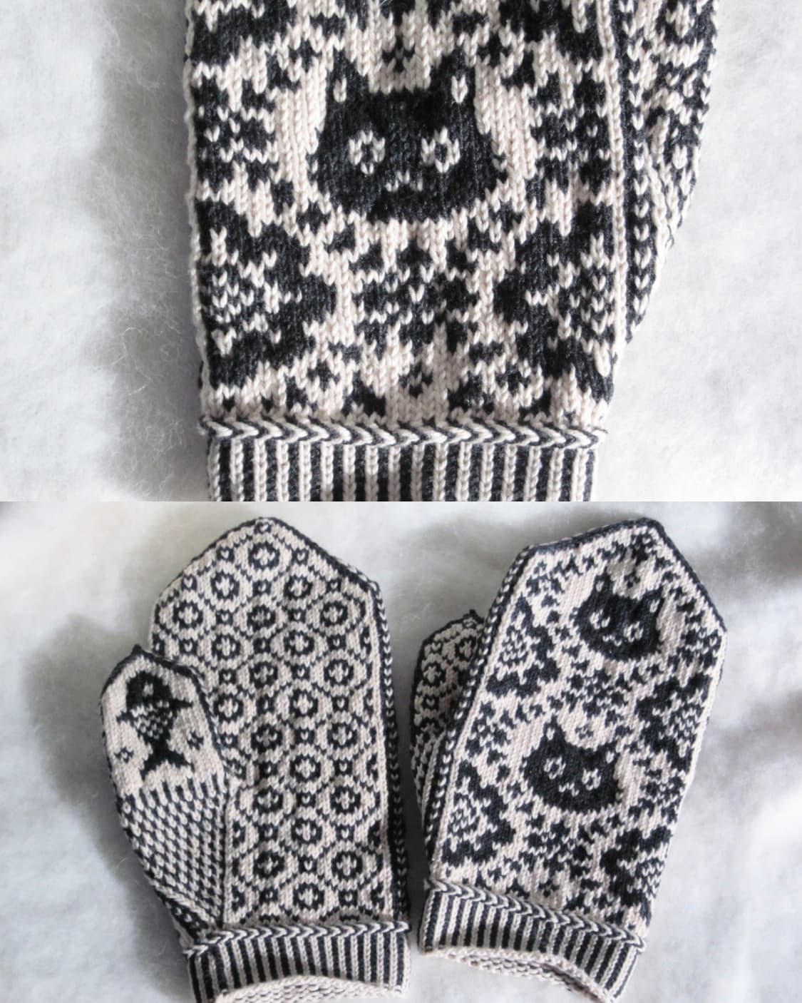 일본인 어머니 핸드메이드 네코짱장갑 상품이미지1