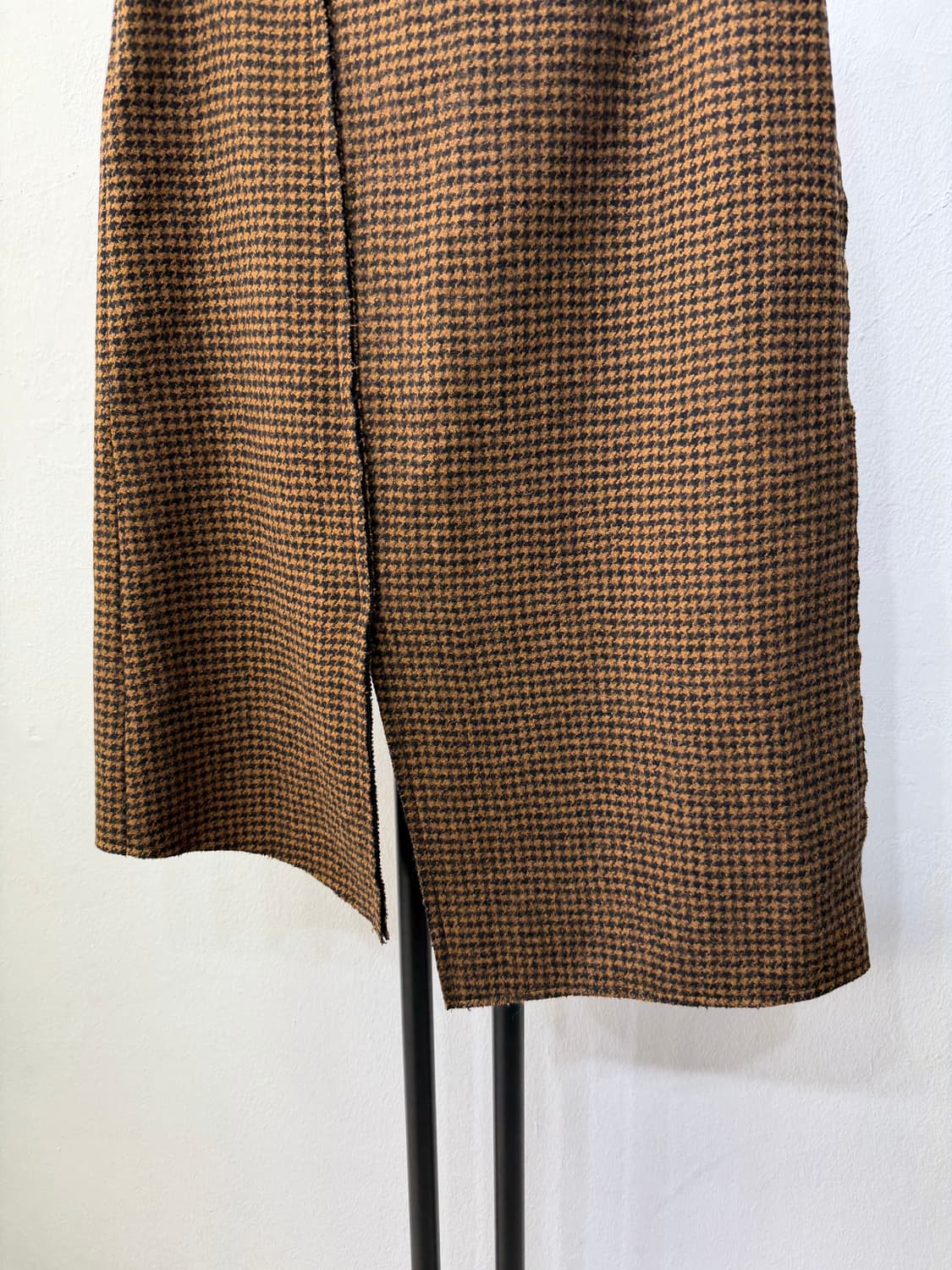 정품) 랑방 한섬 체크 롱 스커트 치마 67 상품이미지3