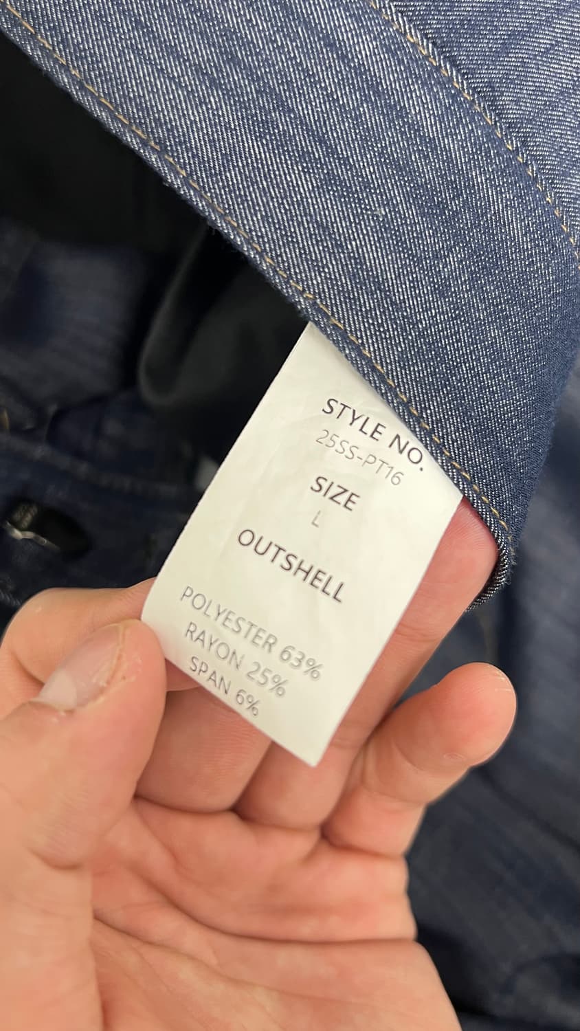 DNSR/디앤에스알 벨티드 드레이프 슬랙스 인디고 상품이미지3