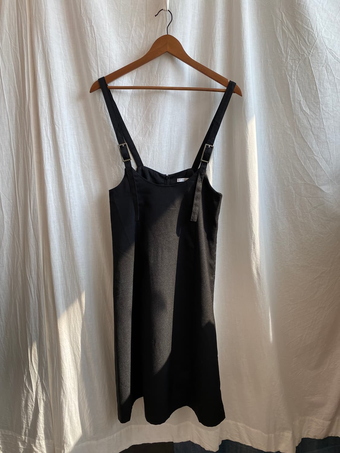 COLZA 블랙 서스펜더 원피스(M) 상품이미지2