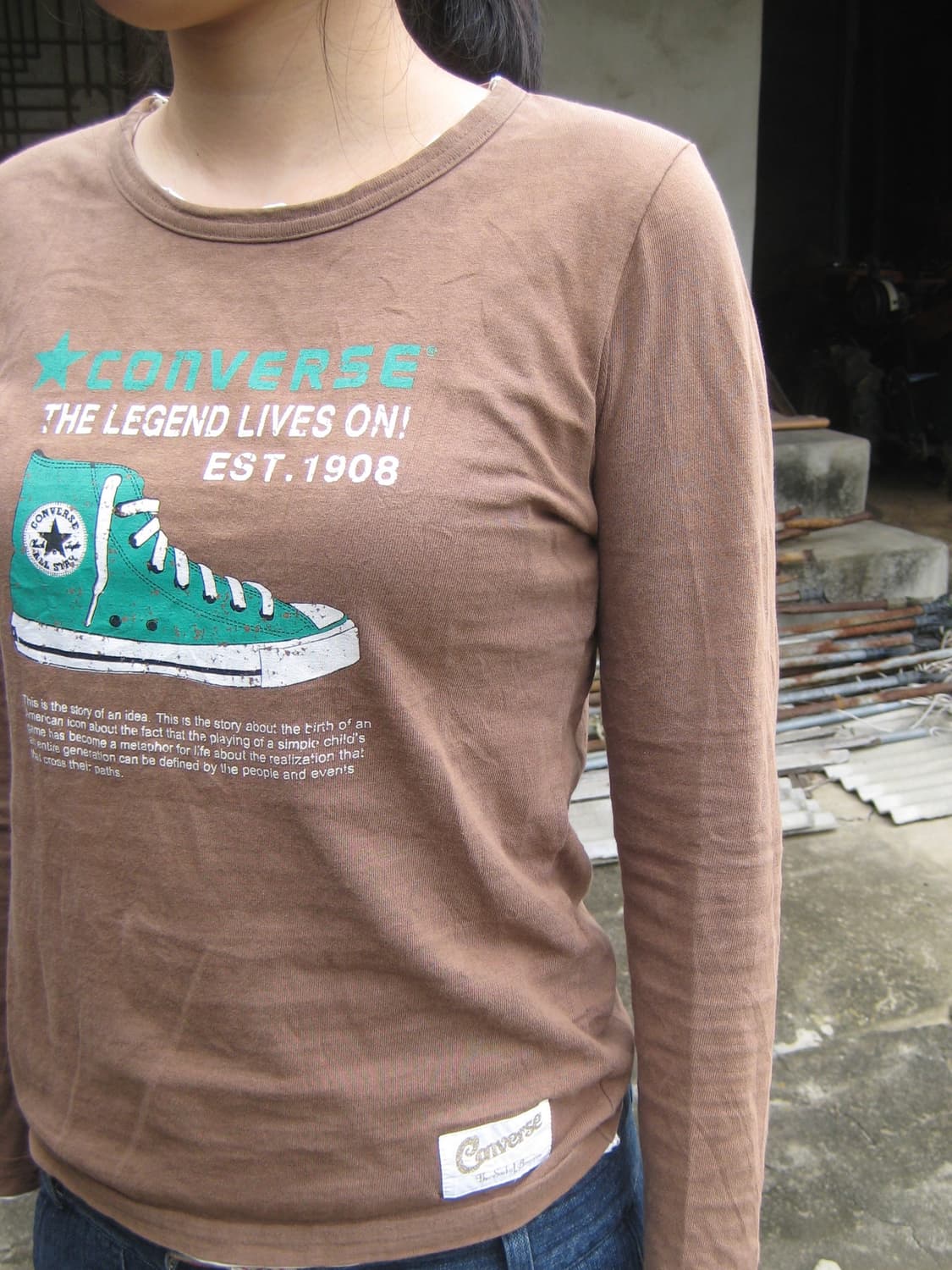 Vintage Converse Long Sleeve T-shirt  상품이미지2