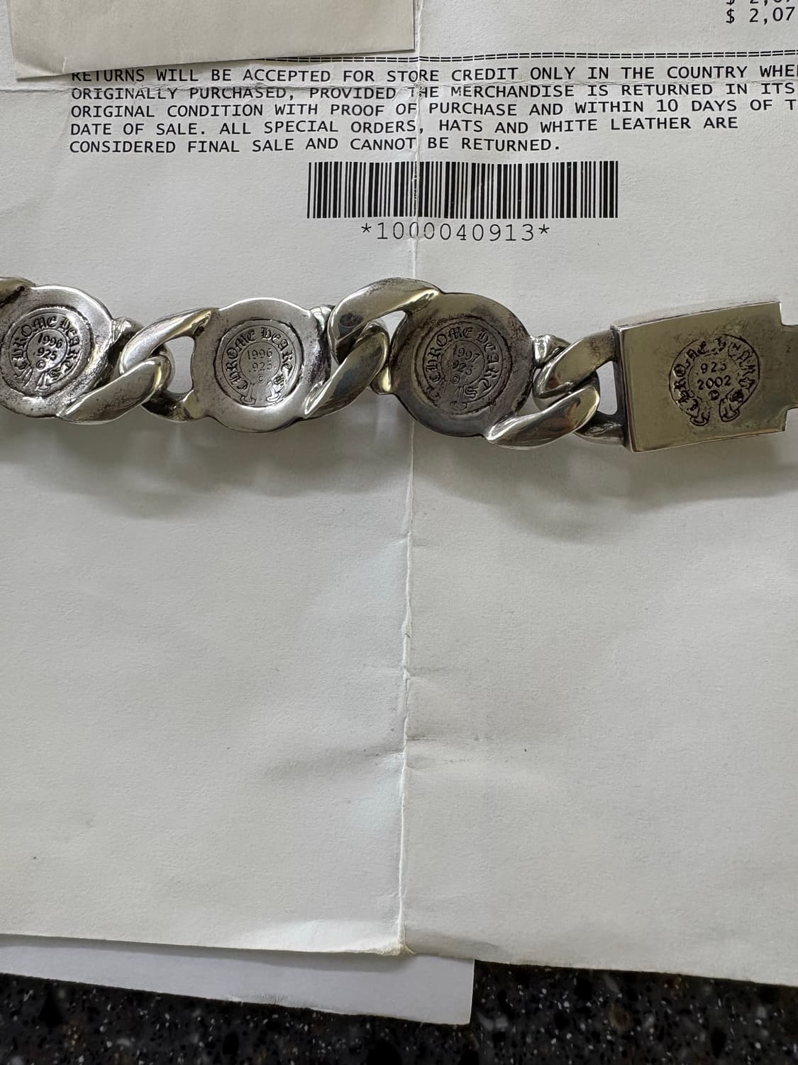 크롬하츠 멀티링크 팔찌 풀구성 상품이미지4