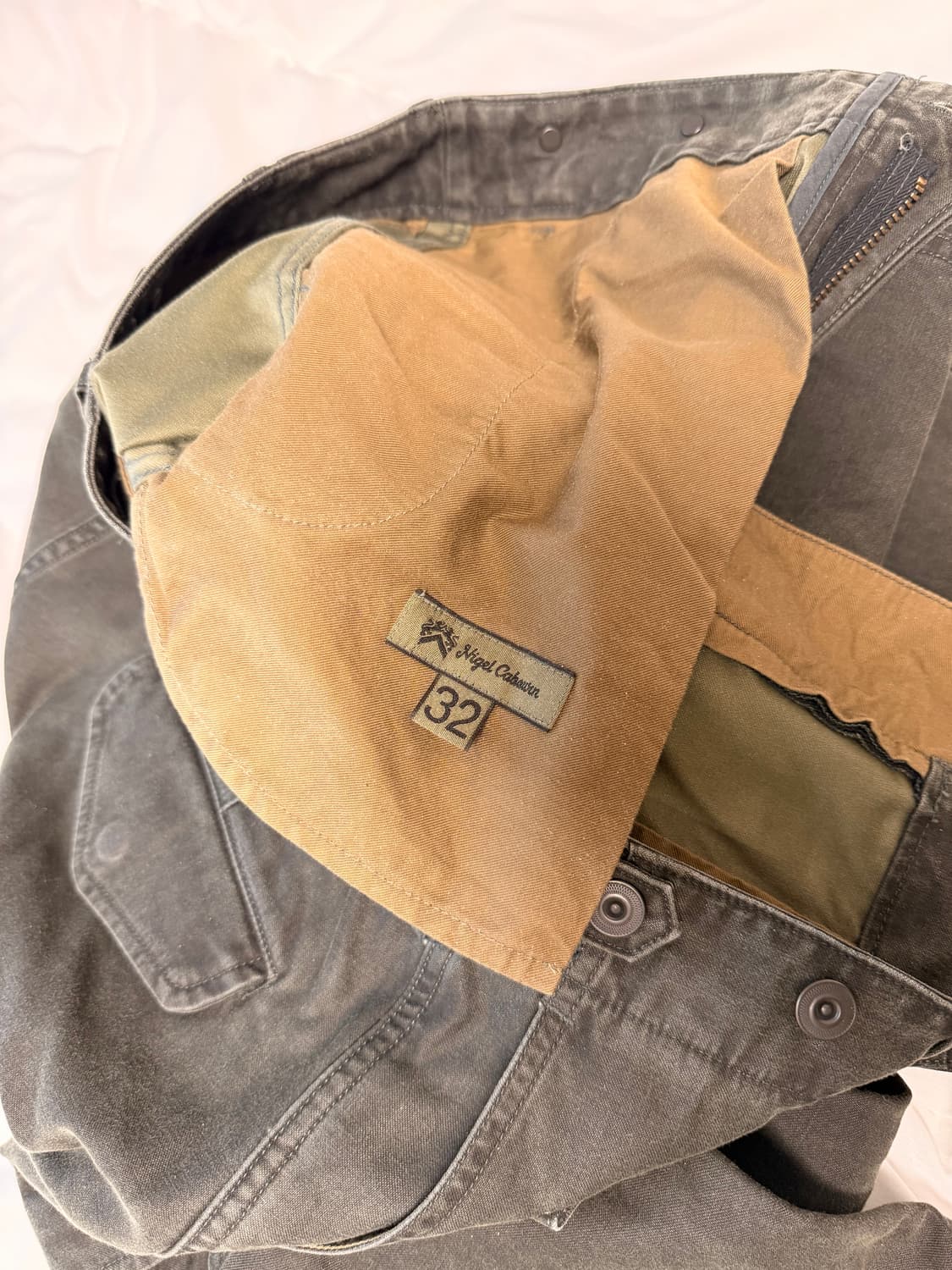 나이젤카본 아미카고팬츠 차콜그레이 필링프린트 상품이미지5