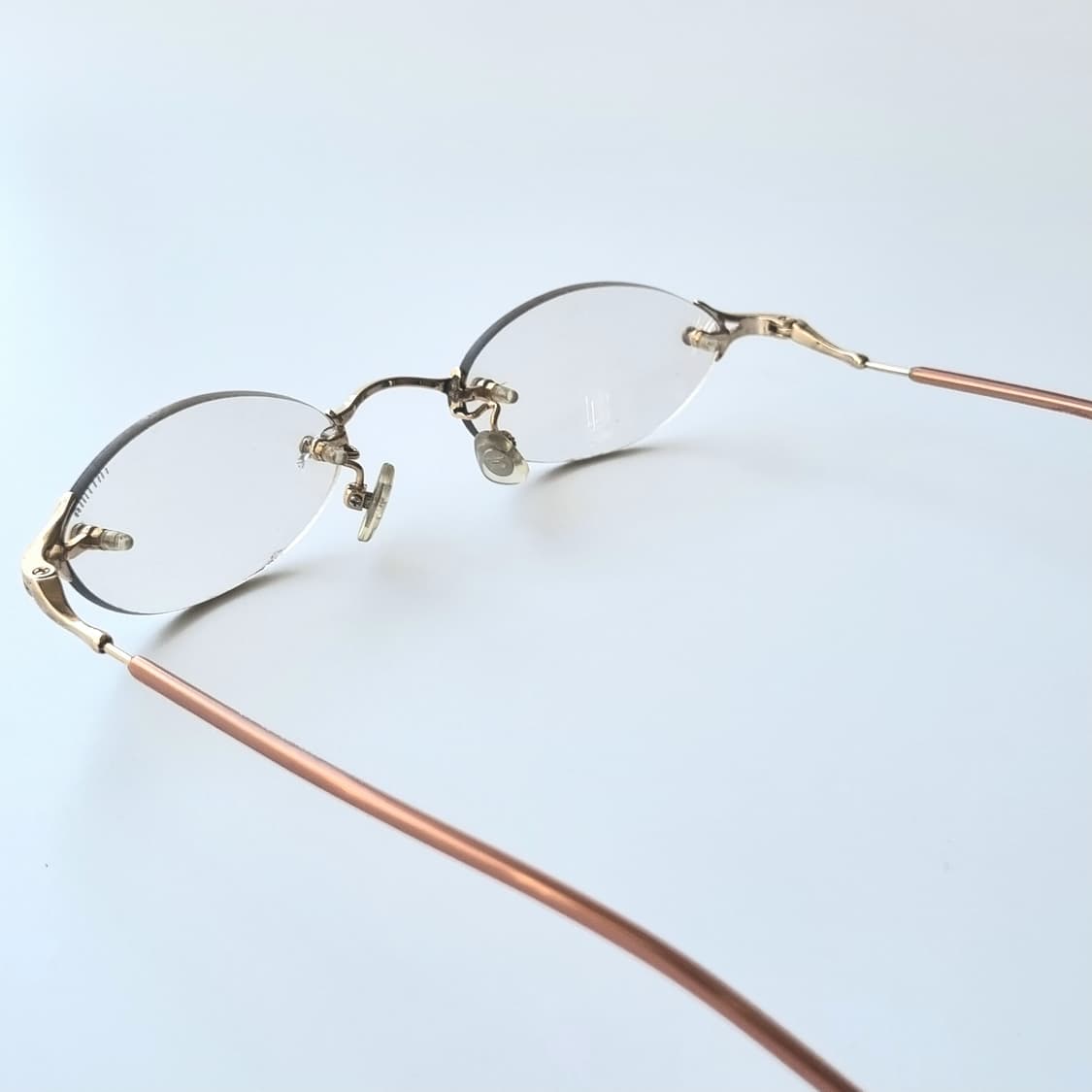 데드스탁  무테 타원형  빈티지st 골드 1406 상품이미지5