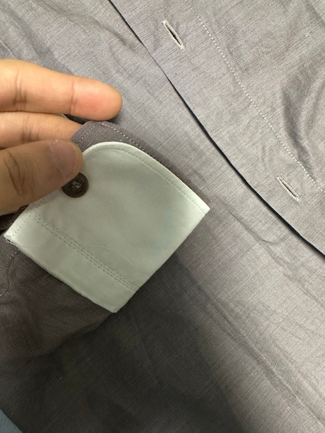 알렉산더 맥퀸 더블 실크 셔츠 50 상품이미지4