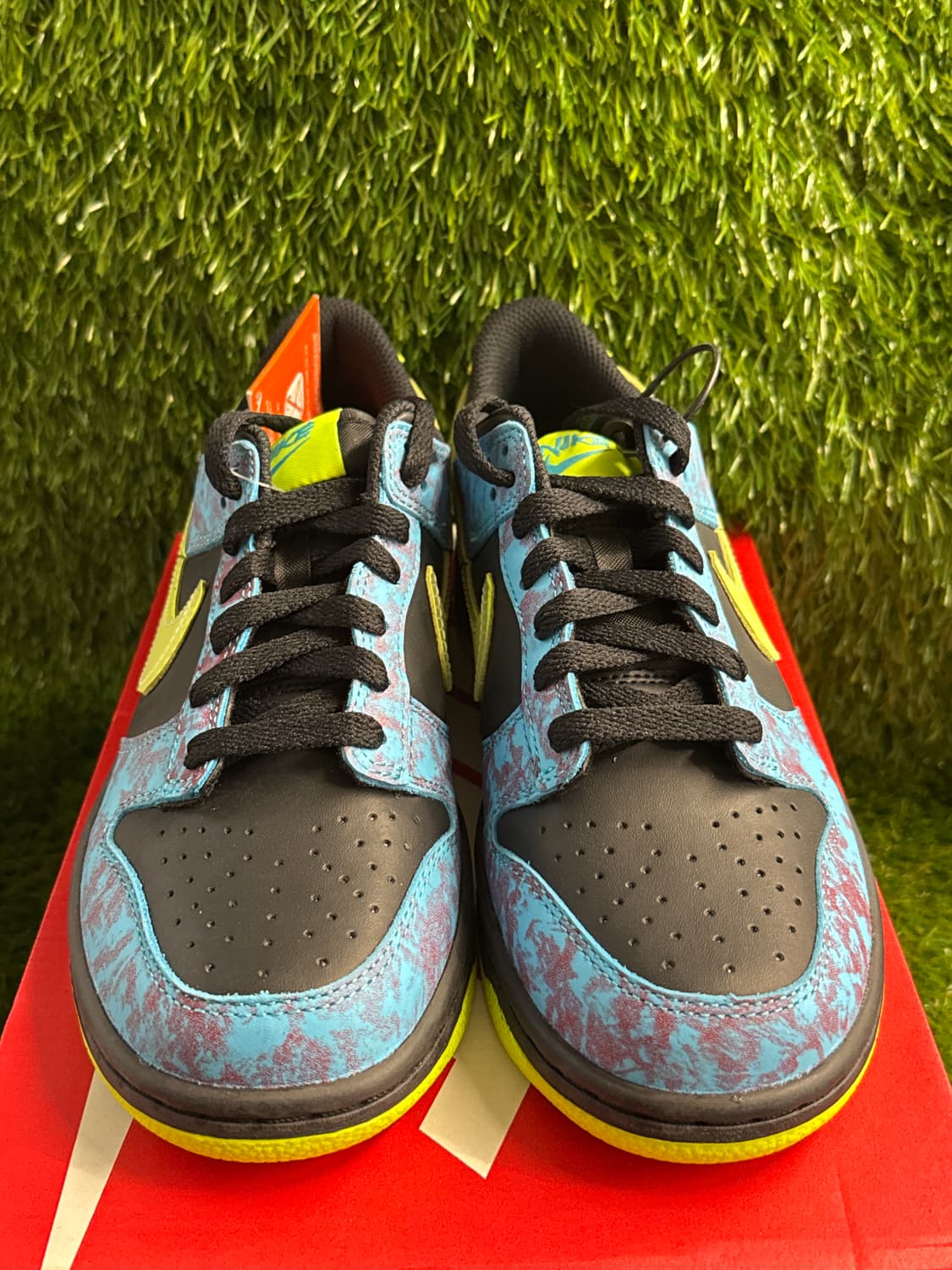 (GS 6Y/240) 나이키 덩크 로우 볼트 앤 블랙 상품이미지2