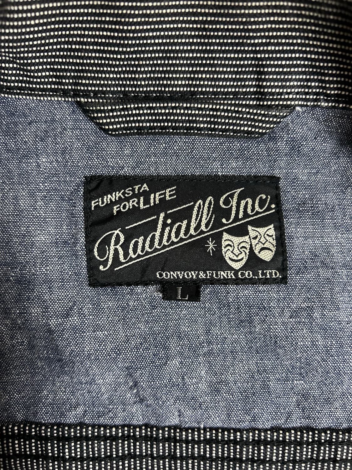 [L] 라디올(Radiall) 스트라이프 워크 자켓 상품이미지4