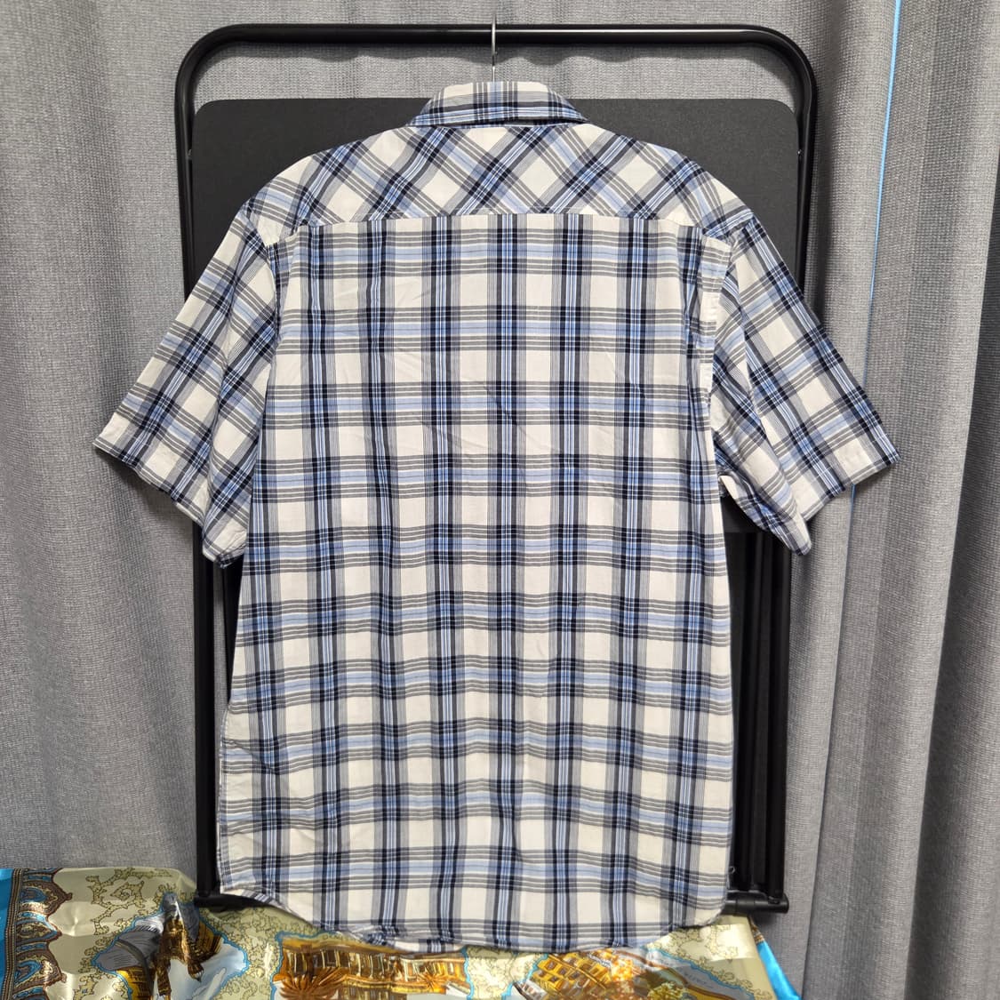 Old Navy 웨스턴 반팔 체크 셔츠 L-XL(100-105) 상품이미지4