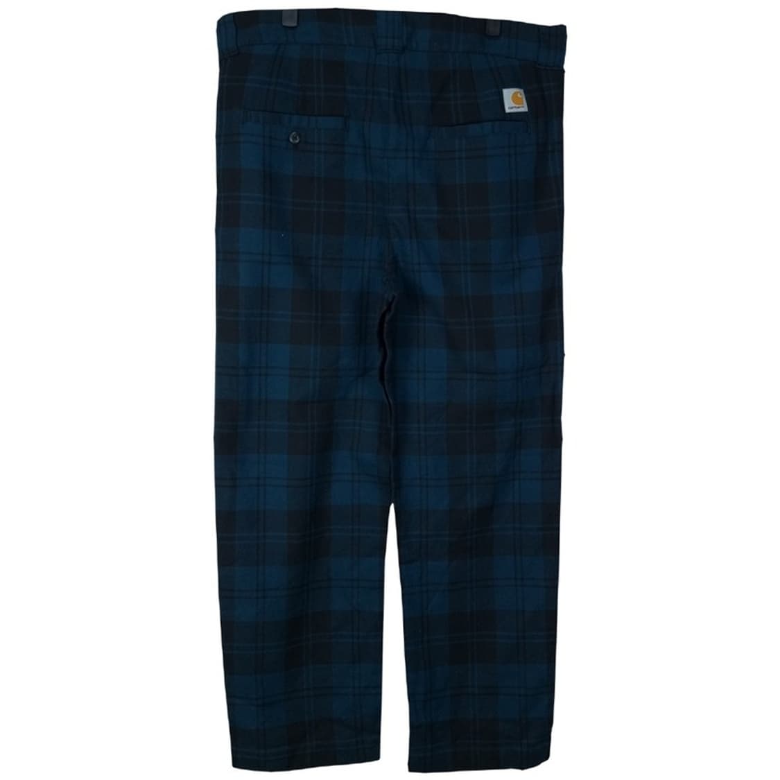 [칼하트] 로고 패치 루즈 스트레이트 타탄 체크 팬츠 M17923 상품이미지3