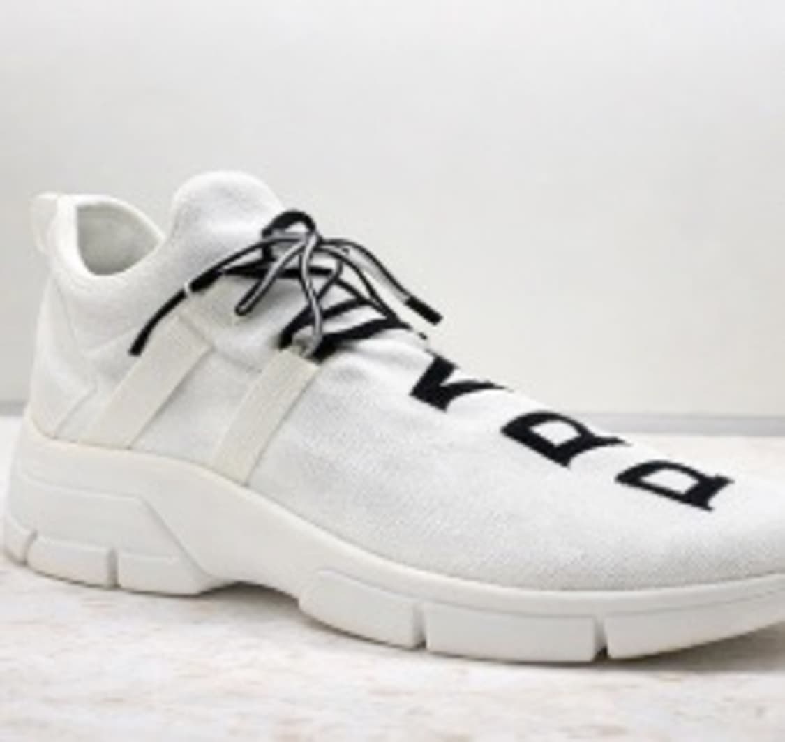 프라다 XY 니트 스니커즈 화이트 블랙 상품이미지2