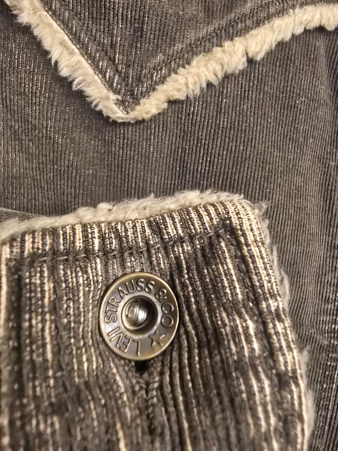 리바이스(Levi's) 코듀로이 쉐르파 브라운 트러커 재킷 상품이미지5