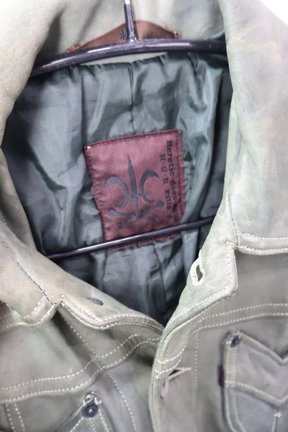 Horsehide Leather Vintage Jacket 상품이미지6