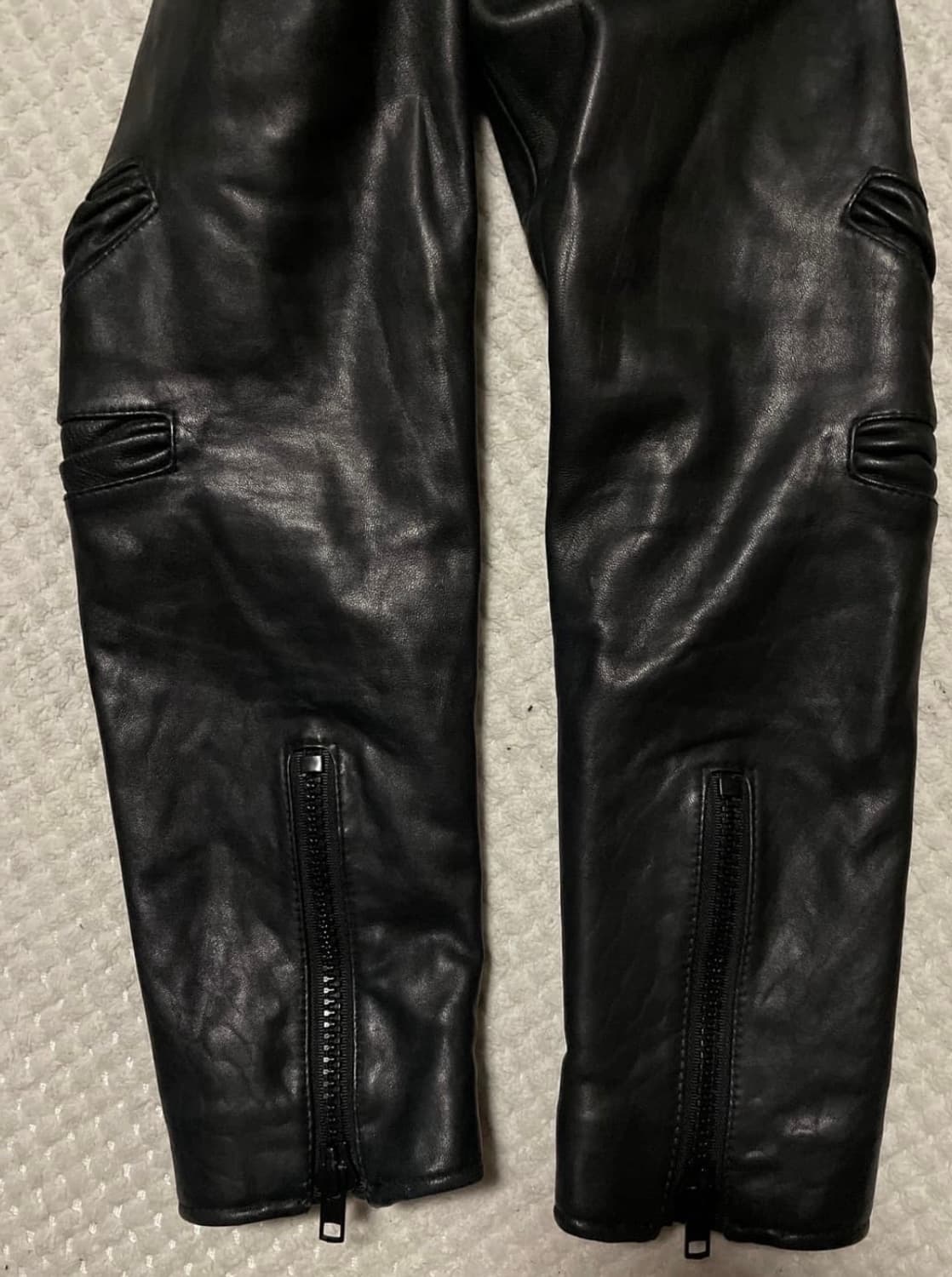 옴므 빈티지 레더자켓 상품이미지4