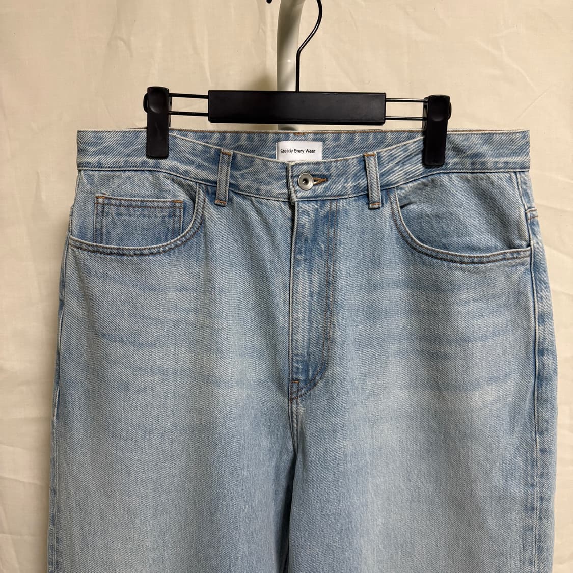 스테디에브리웨어 릴렉스트 데님 팬츠 / 라이트블루, 34 상품이미지2
