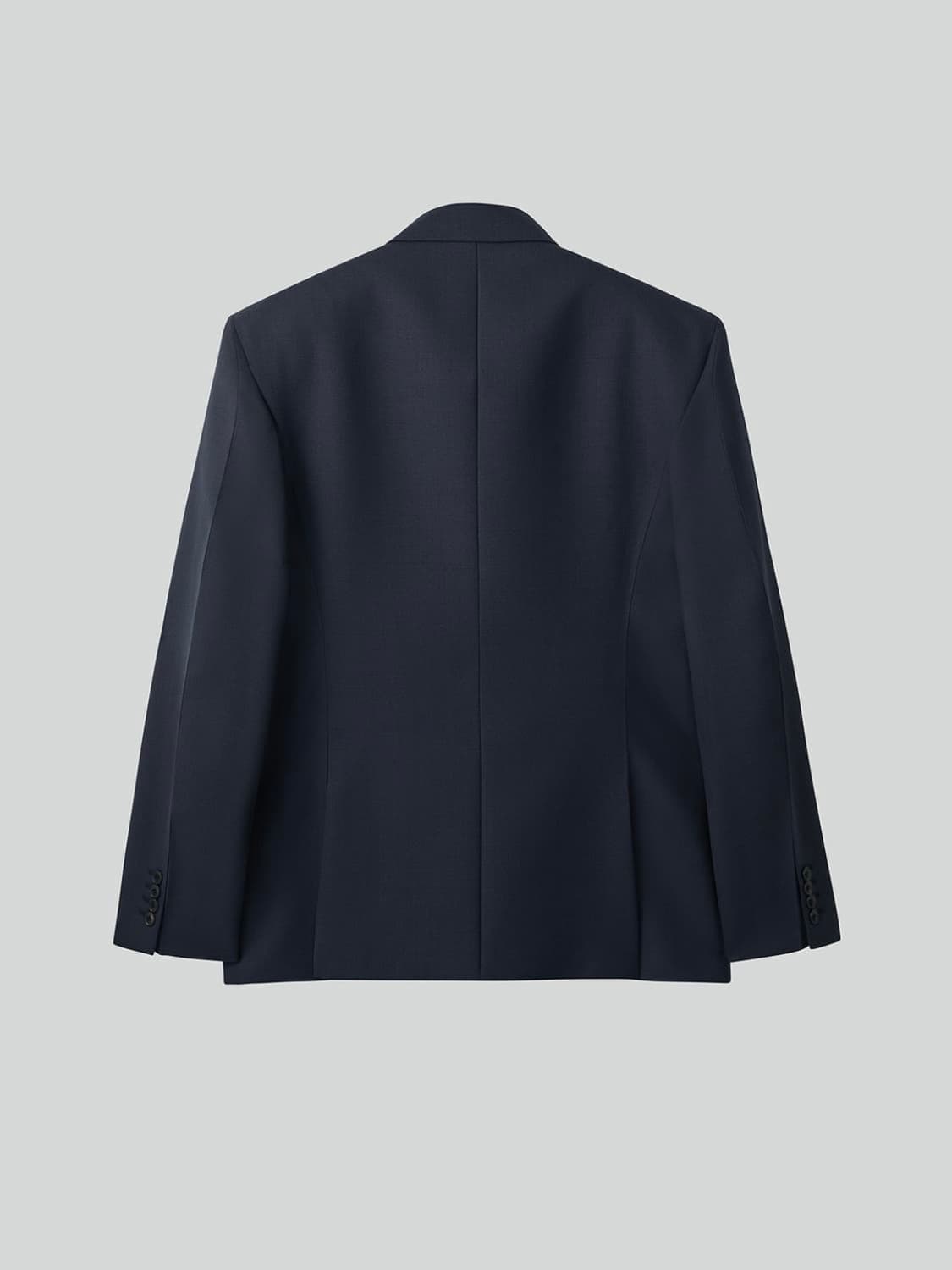 [L] 렉토 스트럭처 울 테일러드 블레이저 자켓 수트 셋업 빈티지 네이비 상품이미지9