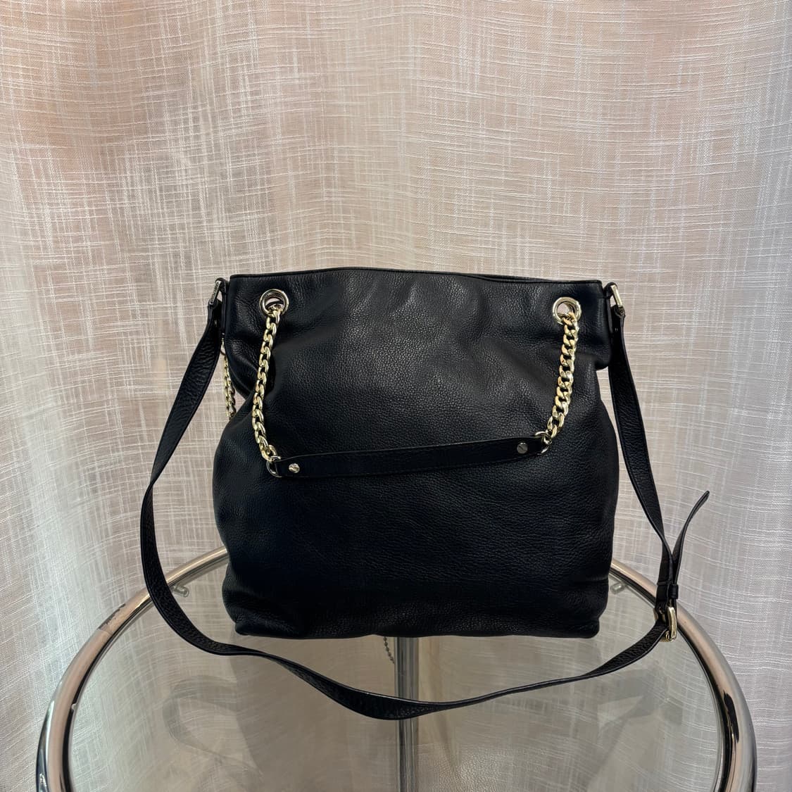 정품 마이클코어스 가죽 토트 숄더백     상품이미지5