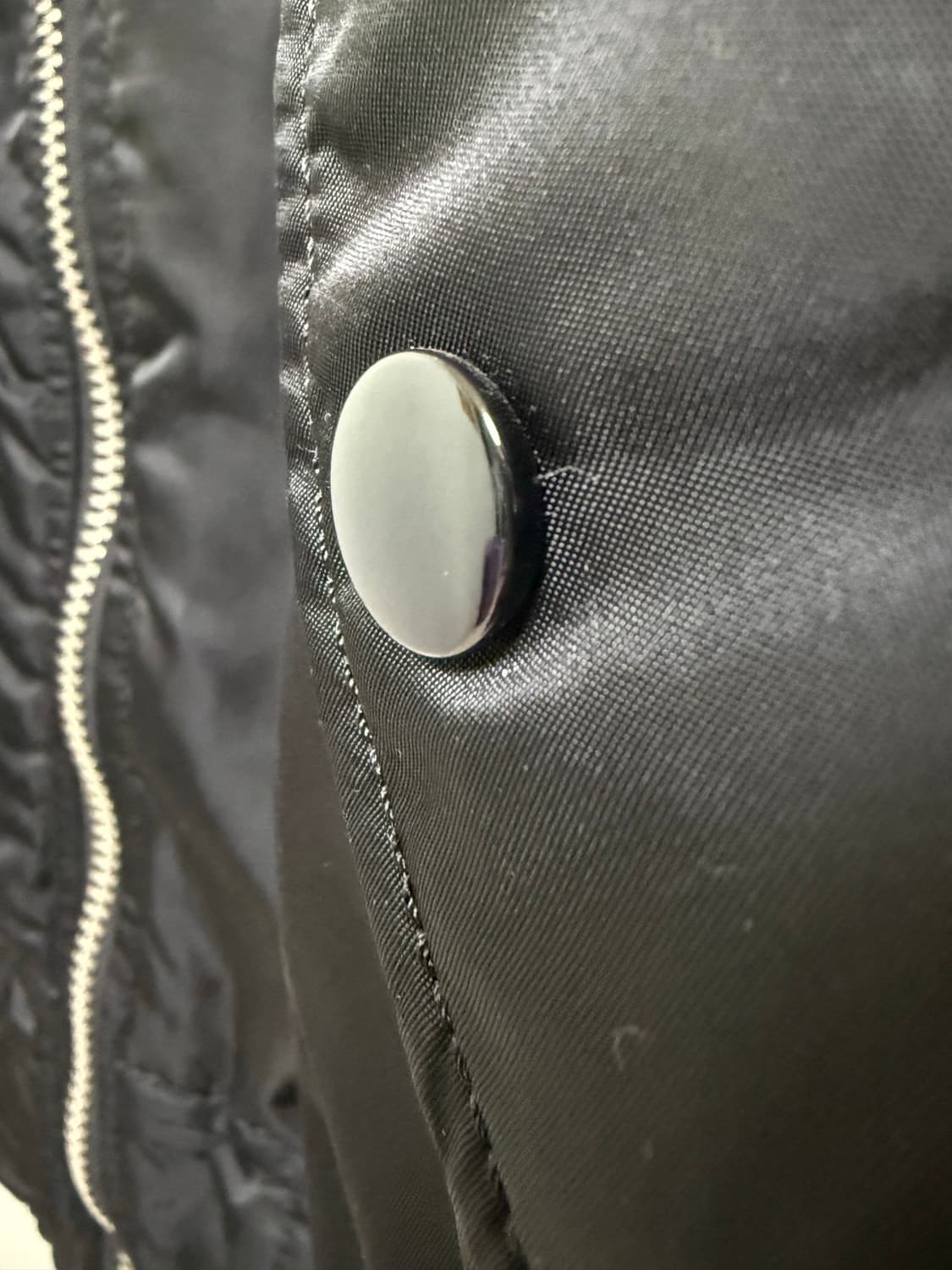 (L) 슈프림 세컨드 투 논 MA-1 자켓 블랙 상품이미지7