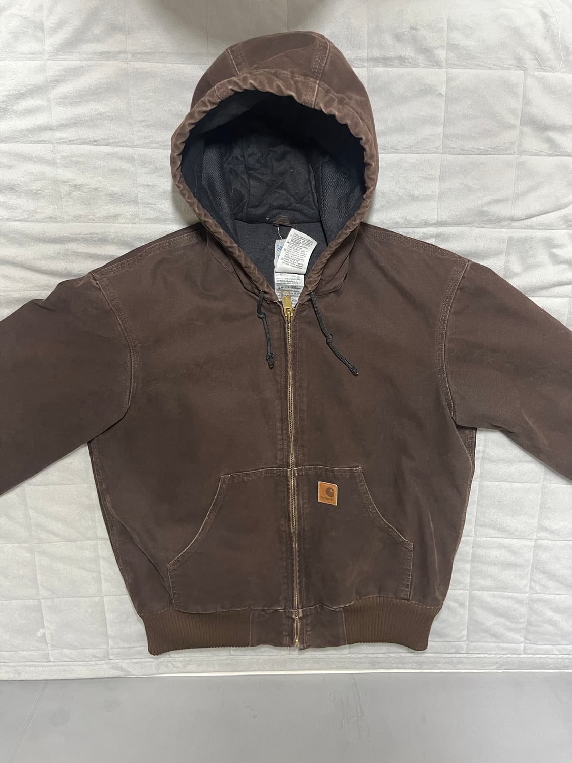 [S] J140 칼하트 덕액티브 자켓 다크브라운 brown dkb 상품이미지1