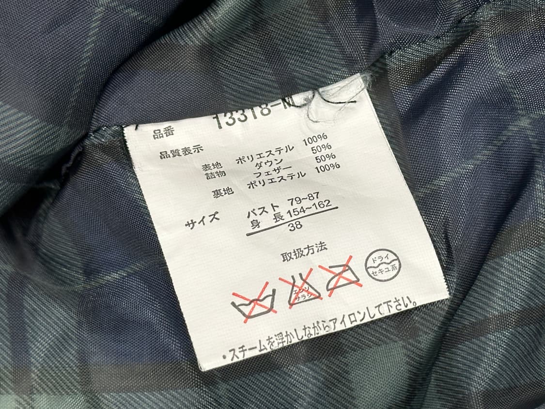 MAMAIKUKO 네이비 하프넥 패딩 핀터 러블리 일본 겨울  상품이미지9