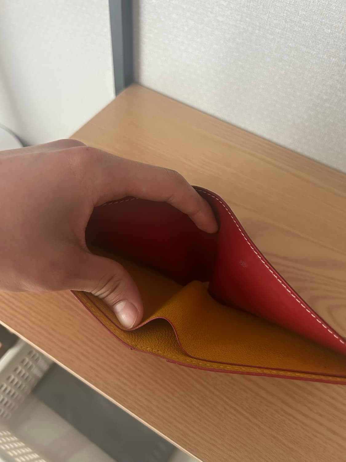 고야드 빅투아르 반지갑 레드 상품이미지4