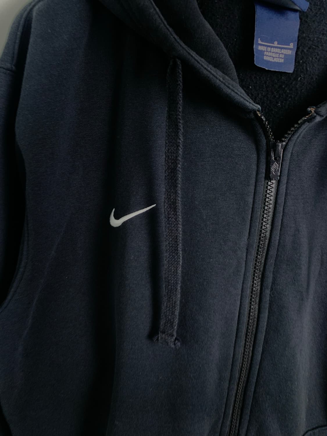 나이키 스우시 블랙 후드집업 상품이미지4