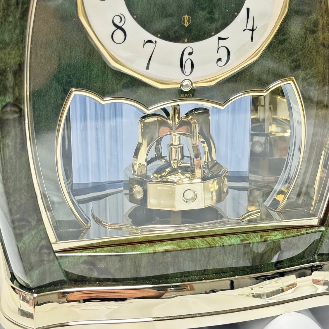 80's90's 세이코 빈티지 엠블럼 회전 추 탁상시계 상품이미지5