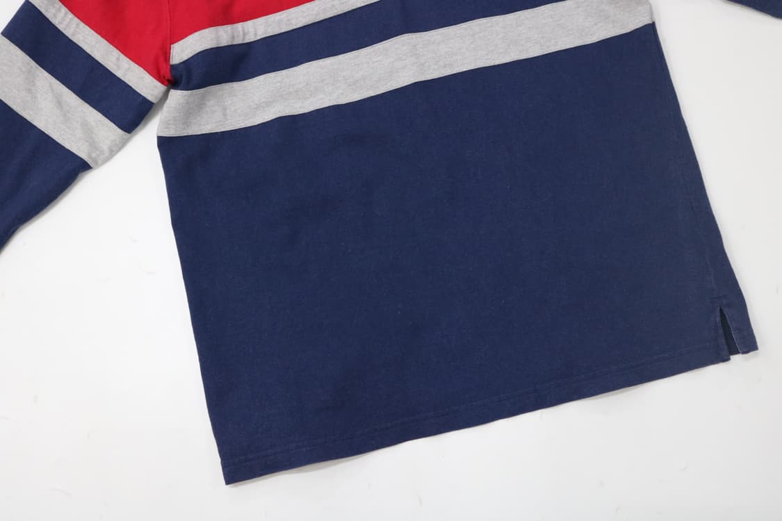 LANDS' END 랜드엔드 빈티지 컬러블록 럭비 셔츠 (XL) 상품이미지8