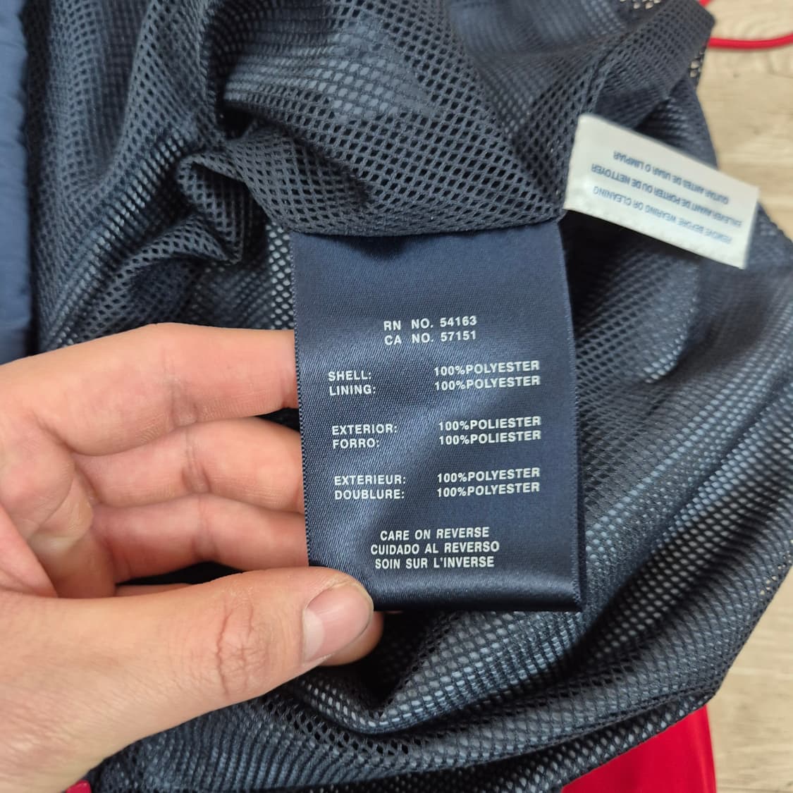 타미힐피거 빅로고 사이드 레터링 아노락 후드 바람막이 XS(85) 상품이미지6