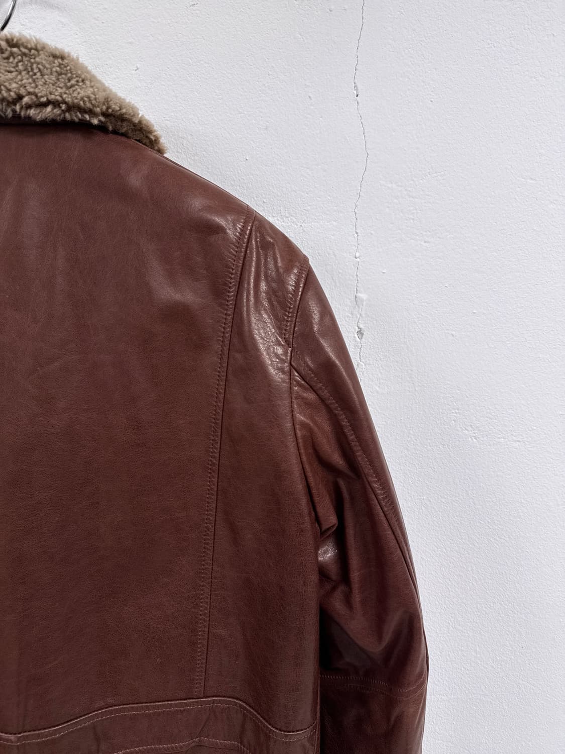 [N][105]Type A-2 베지터블 레더 브라운 항공 자켓 상품이미지8