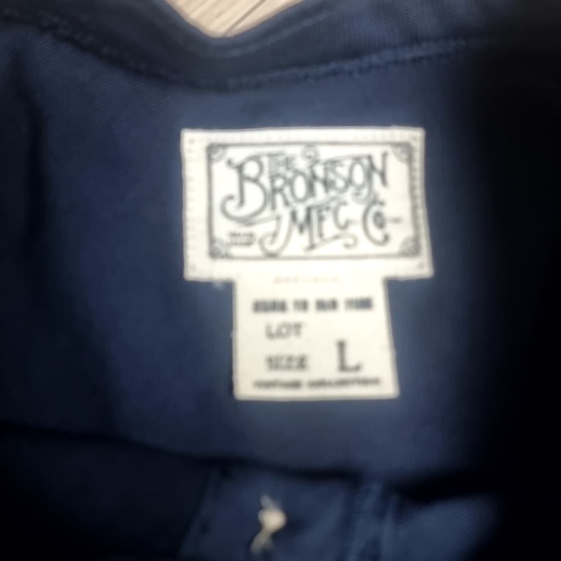 브론슨 남성용 헨리넥 긴팔 티셔츠 네이비(95-100) 상품이미지6