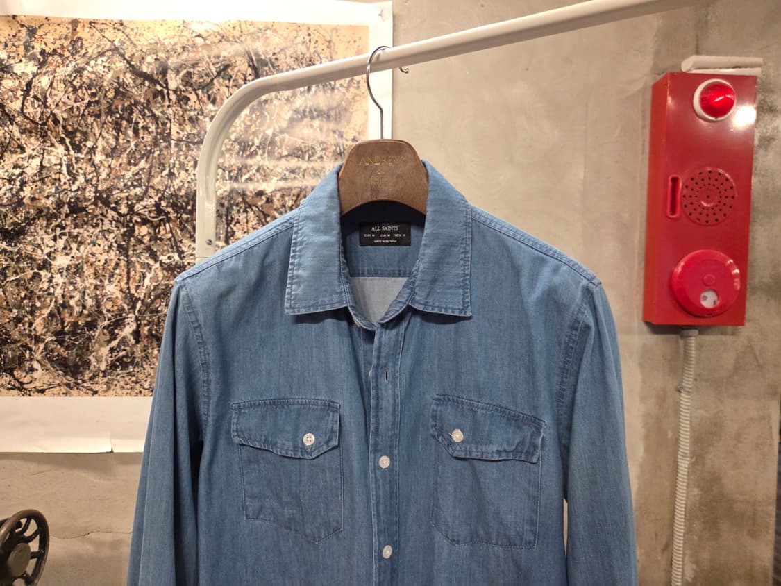 올세인츠 데님셔츠 상품이미지1