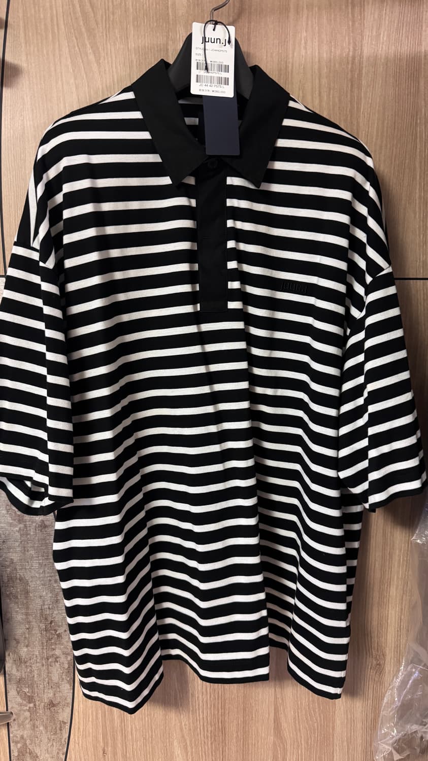 준지 스트라이프 오버핏 피케티 l 상품이미지1