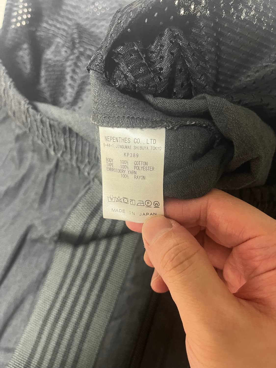 M)니들스X스튜디오스 스트레이트 데님트랙팬츠 상품이미지4