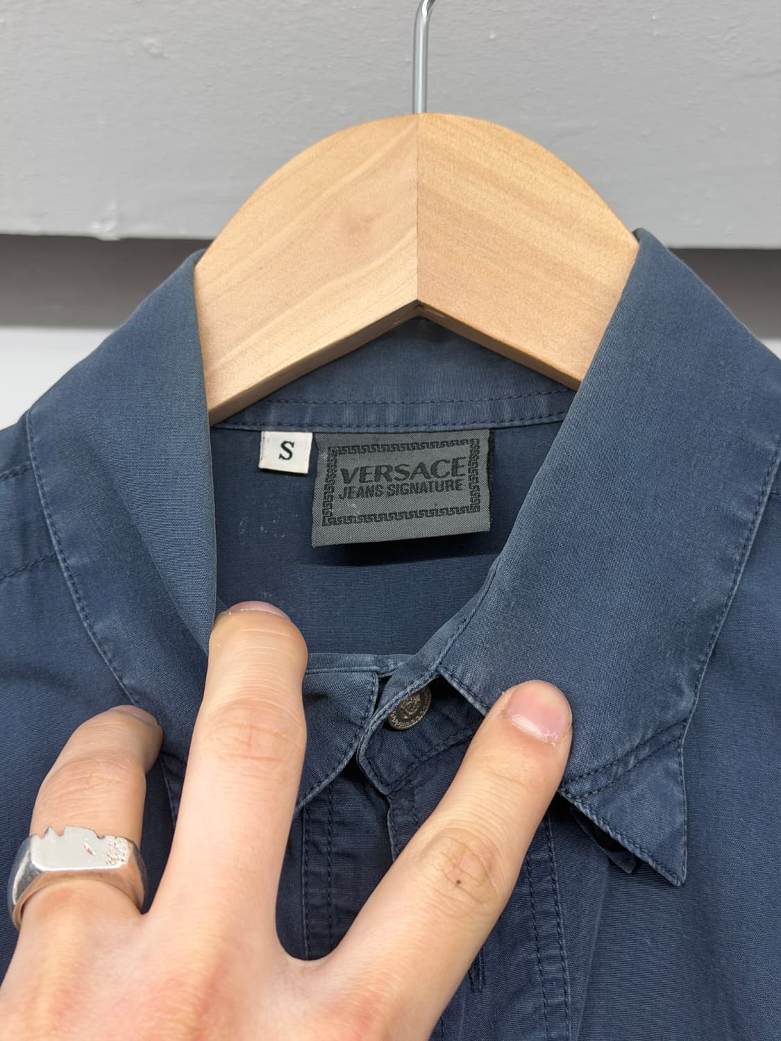 베르사체 메두사 코튼셔츠 상품이미지2