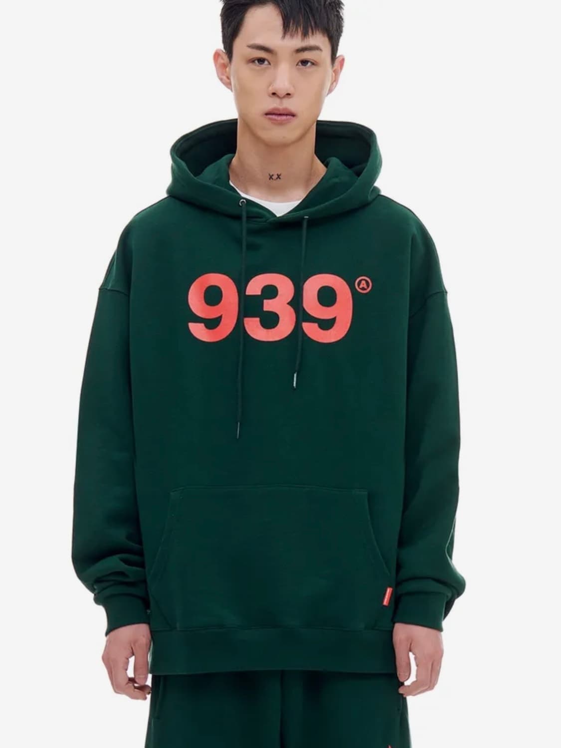 아카이브볼드 후드티 딥그린 상품이미지1