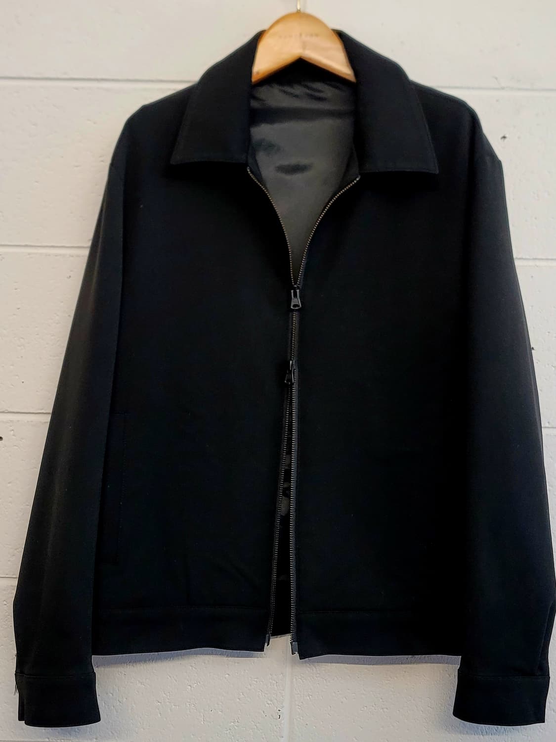 [100.L] 무신사스탠다드 투웨이지퍼 릴렉스드 미니멀자켓 판매 상품이미지2