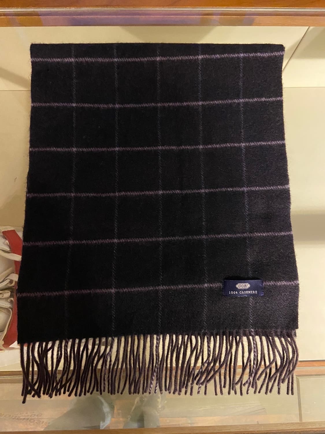 고비 캐시미어 100% 캐시미어 머플러 상품이미지8