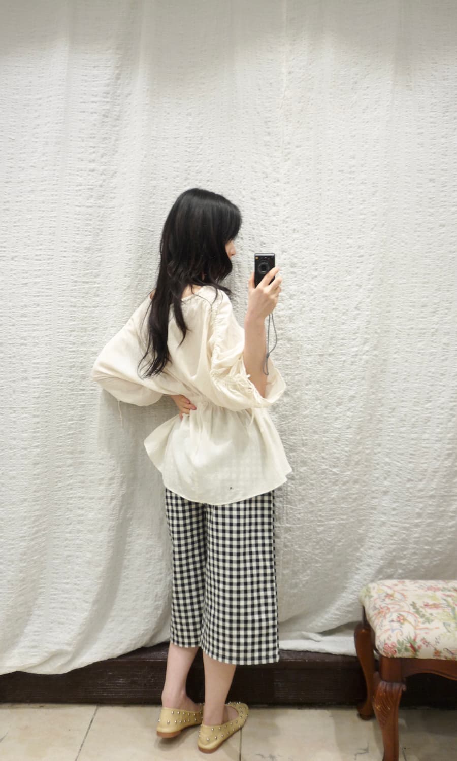 shirred lovely blouse 상품이미지7