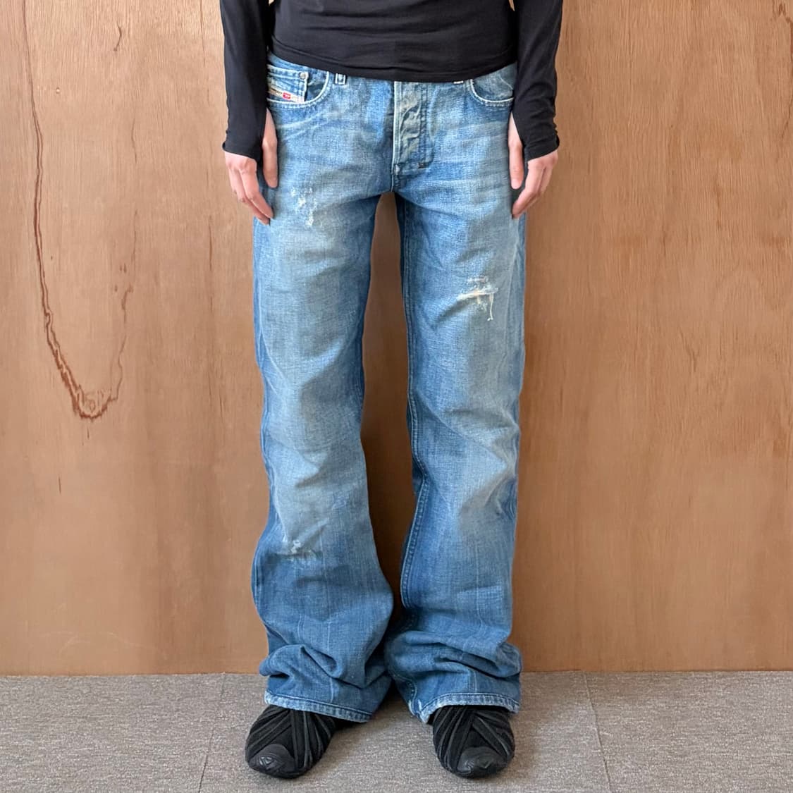 디젤 플레어 데님 팬츠 상품이미지1